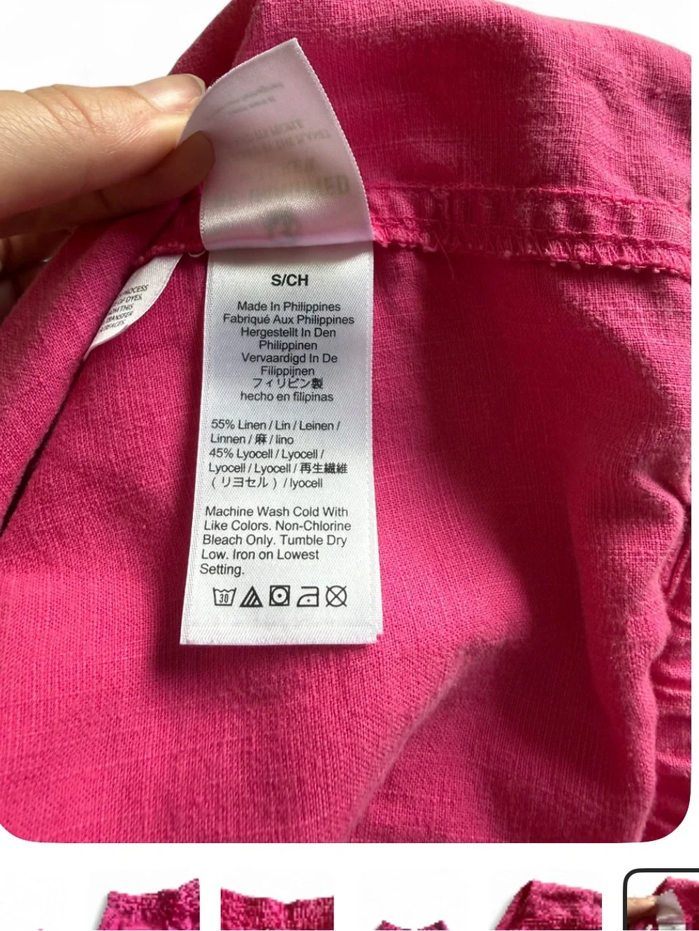 J. Crew Hot Pink Drawstring Linen-Blend Athletic Shorts